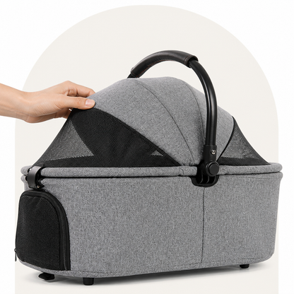 Ortekor 3-in-1 Waterproof & All-Terrain Pet Stroller (Removable Carrier)