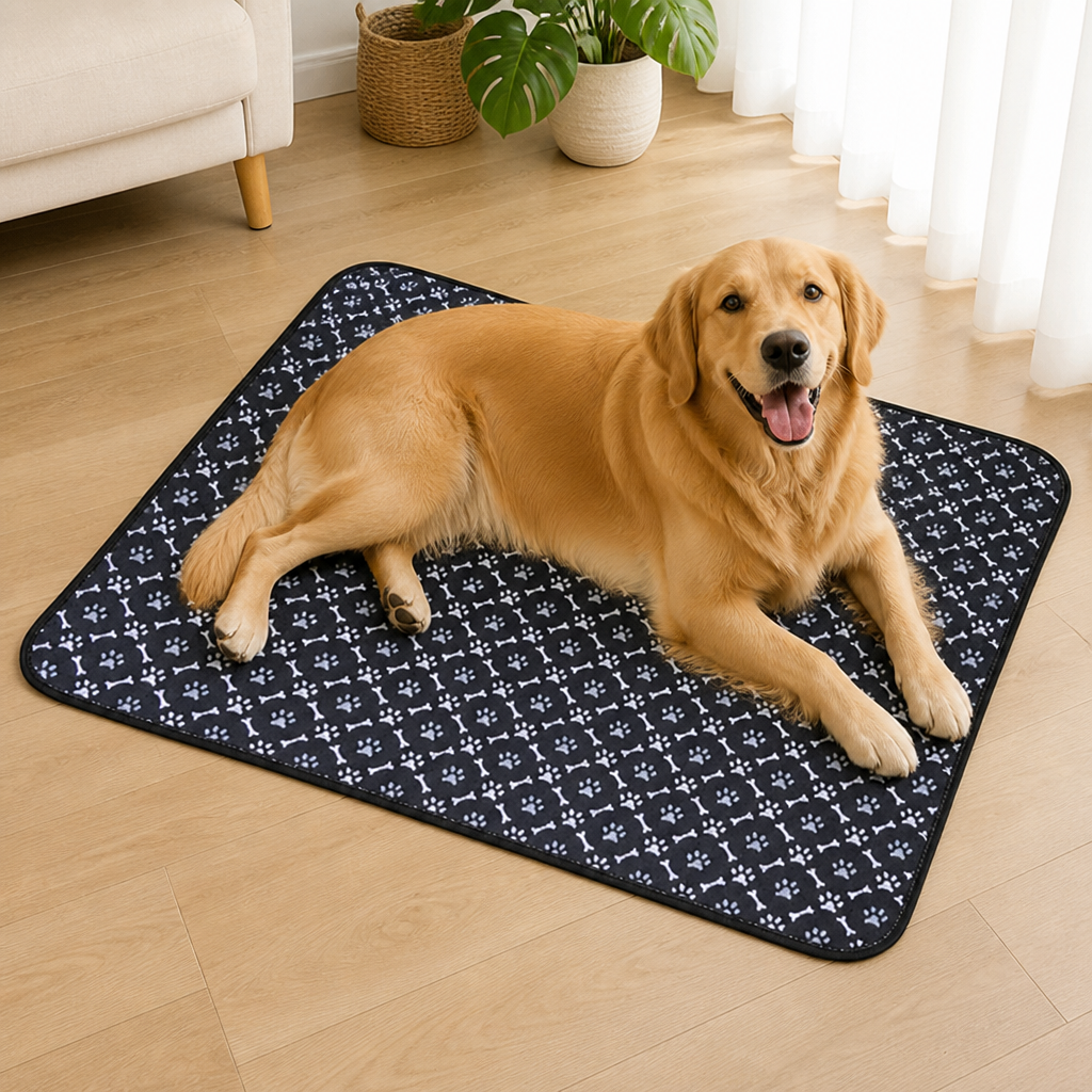 Ortekor 4-Layer Ultra Absorbent Waterproof Non-Slip Pet Mat