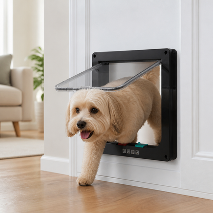 Ortekor 4-Way Security Cat & Small Dog Flap Door