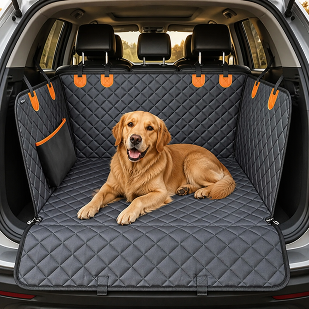 Ortekor 600D Heavy-Duty Scratch-Proof & Nonslip Car Seat Cover Hammock