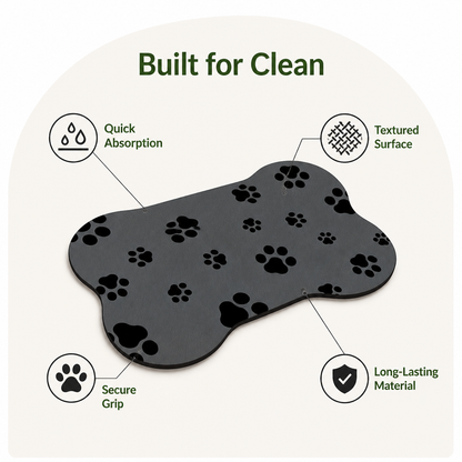Ortekor Absorbent Diatom Mud & Anti-Slip Feeding Mat