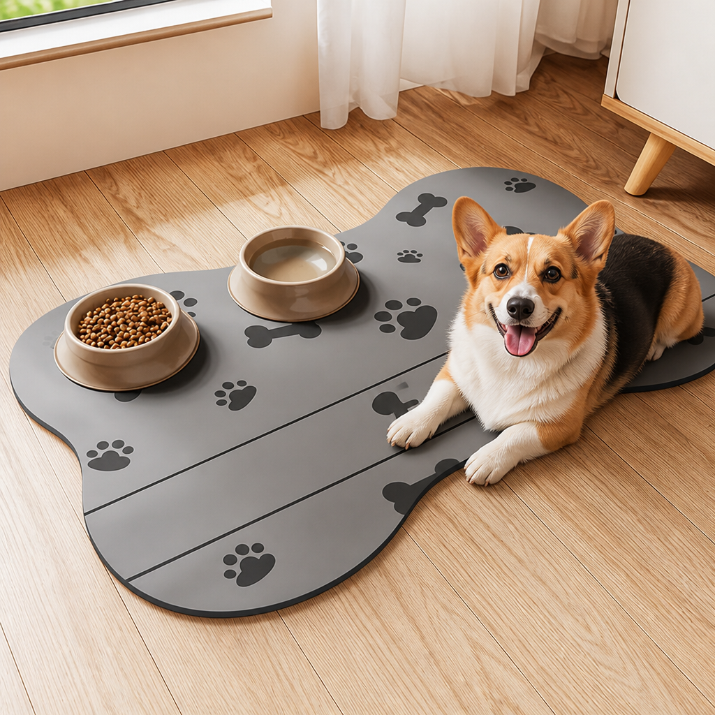 Ortekor Absorbent Diatom Mud & Non-Slip Pet Mat (Special Shape)