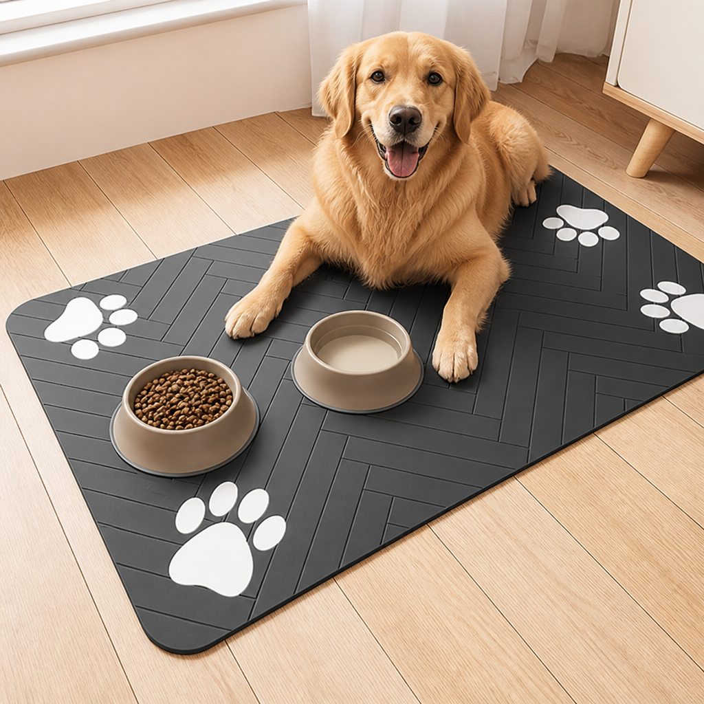 Ortekor Absorbent Quick-Dry Non-Slip Pet Feeding Mat
