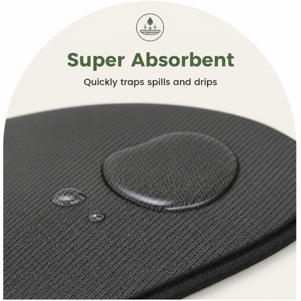 Ortekor Absorbent Quick-Dry & Non-Slip Pet Feeding Mat