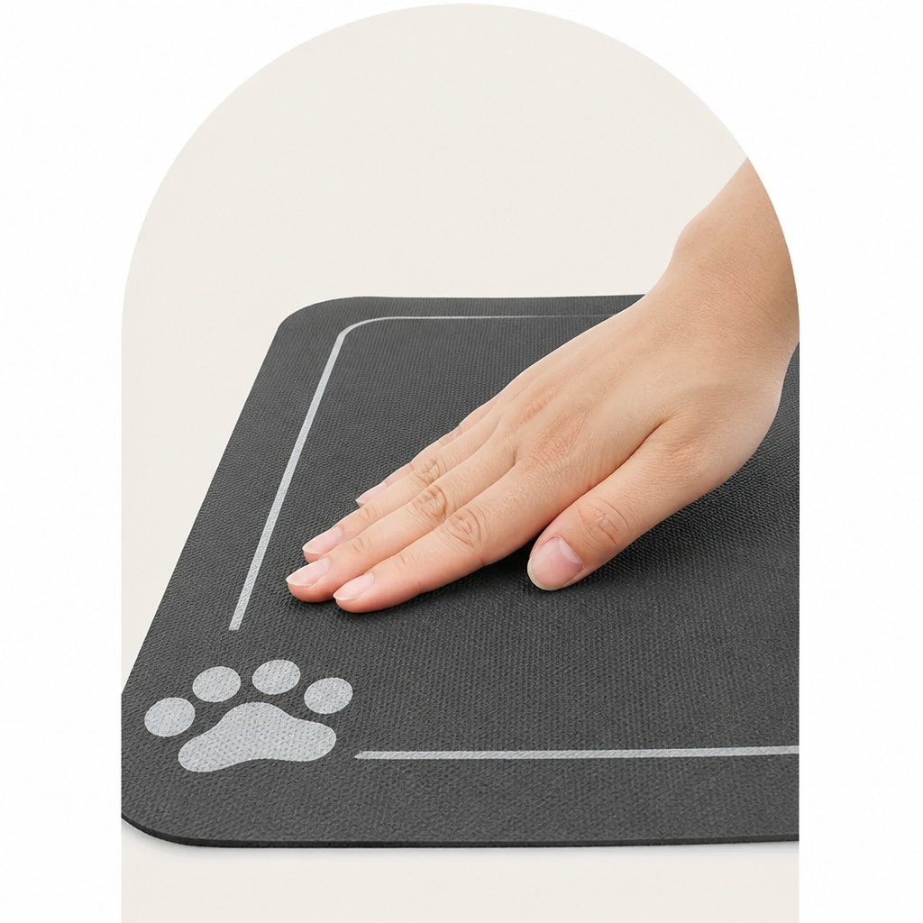 Ortekor Absorbent Quick-Dry & Non-Slip Pet Feeding Mat