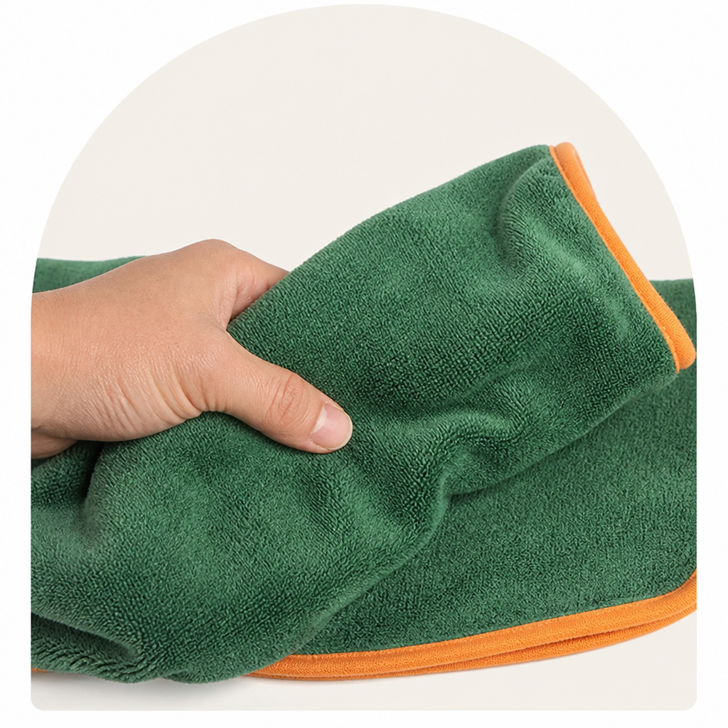 Ortekor Adjustable Absorbent Microfiber Pet Bathrobe