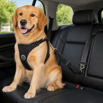 Ortekor Adjustable Breathable Mesh Dog Car Safety Harness