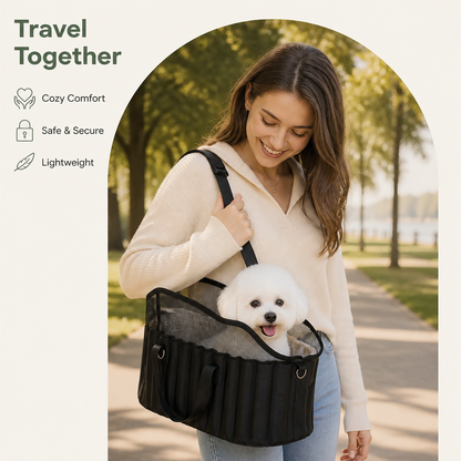 Ortekor Adjustable Crossbody & Safety-Belt Travel Carrier