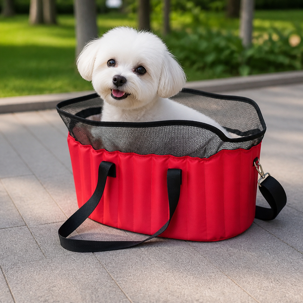 Ortekor Adjustable Crossbody & Safety-Belt Travel Carrier