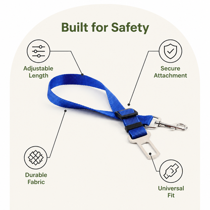 Ortekor Adjustable & Durable Pet Car Seat Belt