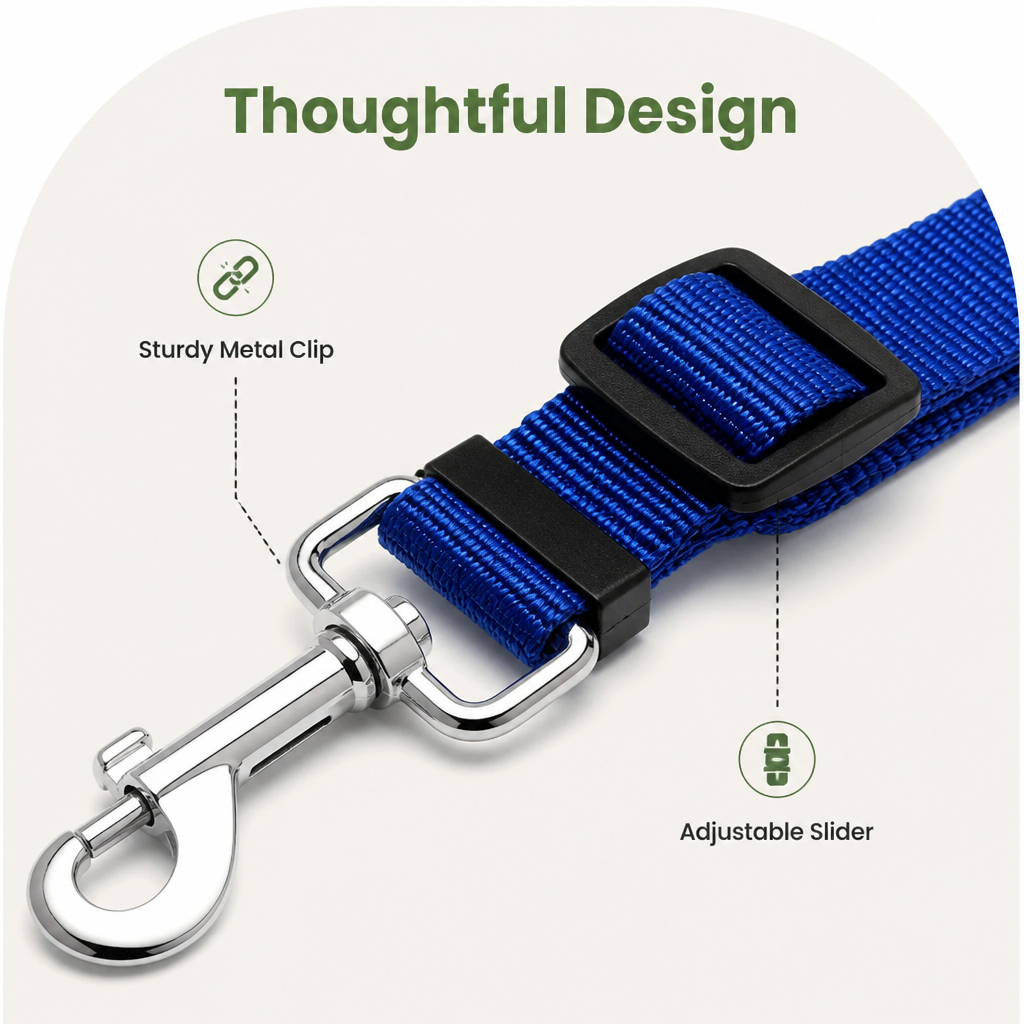 Ortekor Adjustable & Durable Pet Car Seat Belt