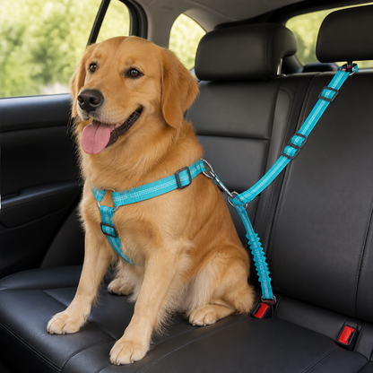 Ortekor Adjustable Elastic Bungee Dog Seat Belt