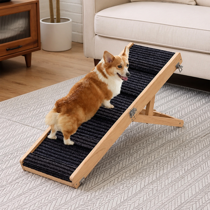 Ortekor Adjustable & Foldable Anti-Slip Dog Ramp