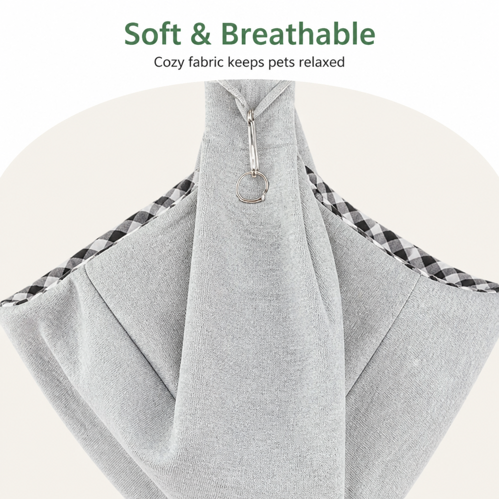 Ortekor Adjustable Hands-Free Pet Sling Carrier (Storage Pocket)