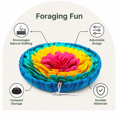Ortekor Adjustable Nosework & Foraging Snuffle Mat