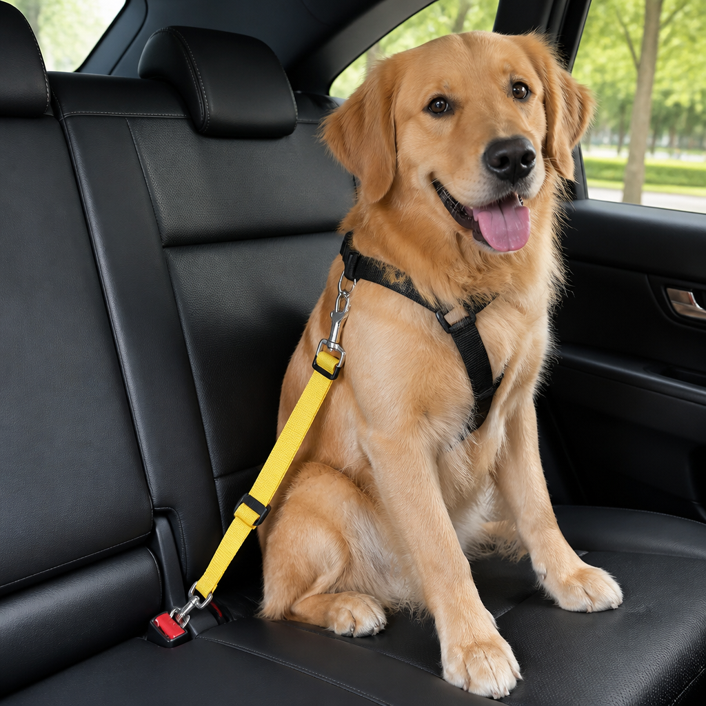 Ortekor Adjustable Nylon & Zinc Alloy Car Seat Belt