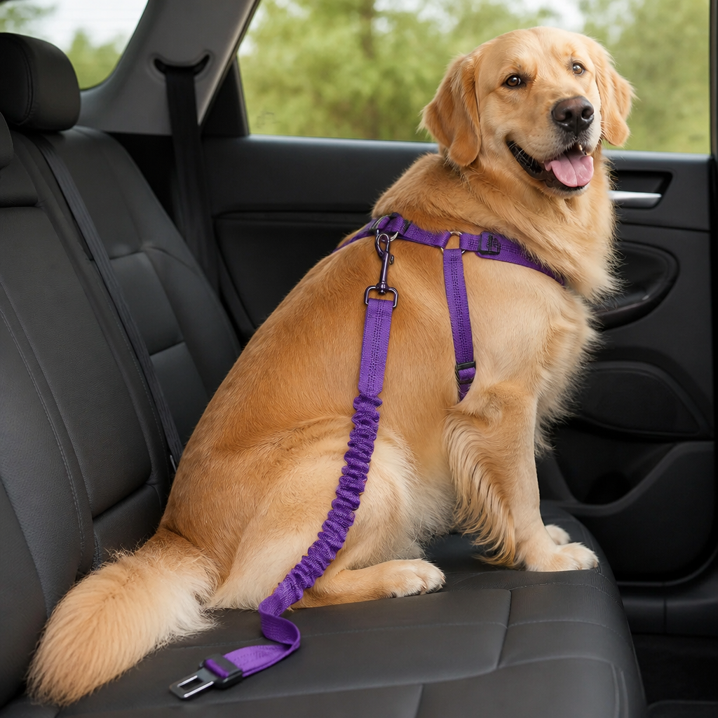 Ortekor Adjustable Reflective Quick-Release Car Seat Belt