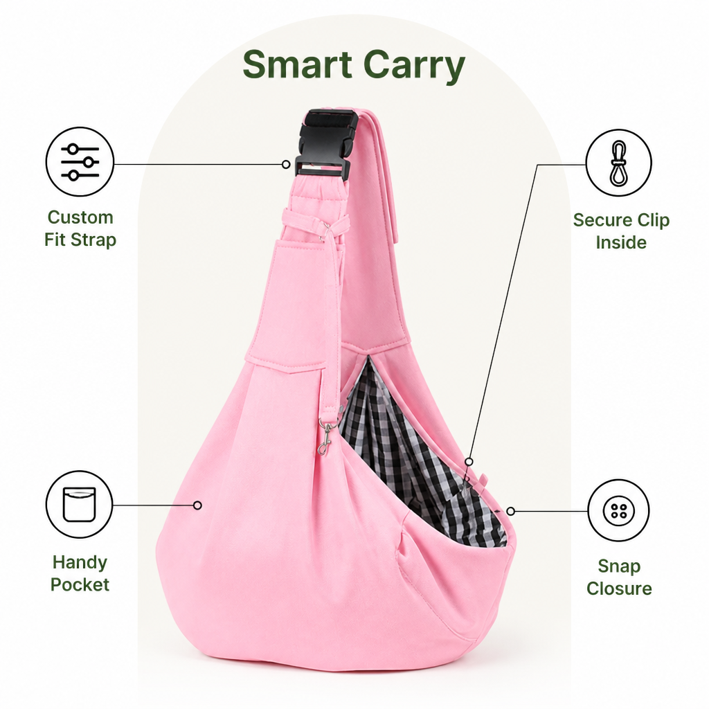 Ortekor Adjustable Shoulder Strap & Safety Buckle Sling Carrier