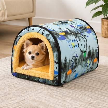 Ortekor All-Season Washable Pet House (Removable Cover)