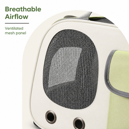 Ortekor Breathable Mesh & Bubble Window Travel Carrier