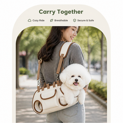 Ortekor Breathable Mesh & Dual-Carry Dog Carrier (Wipe-Clean)