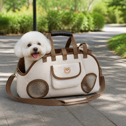 Ortekor Breathable Mesh & Dual-Carry Dog Carrier (Wipe-Clean)