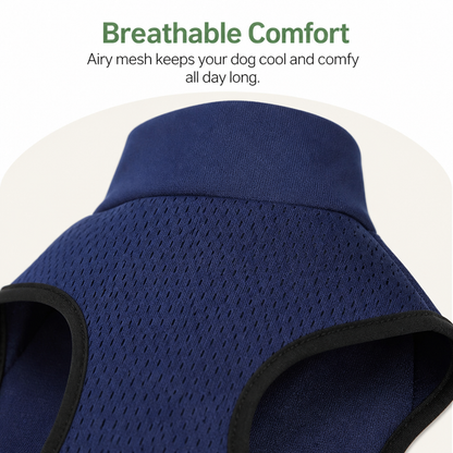Ortekor Breathable Mesh & Flannel Hood Calming Vest (Adjustable Velcro)