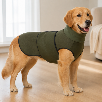 Ortekor Breathable Mesh & Flannel Hood Calming Vest (Adjustable Velcro)