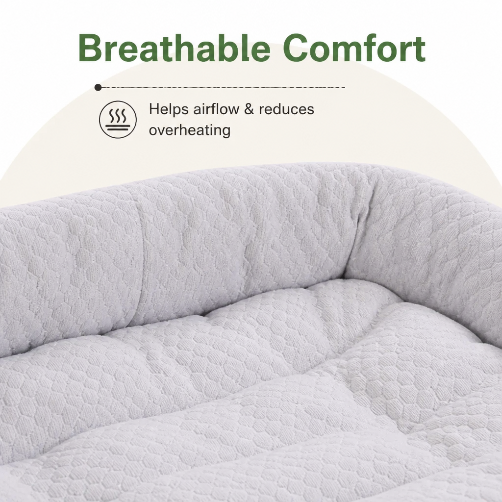 Ortekor Breathable Mesh & No-Power Cooling Dog Bed (Removable Cover)