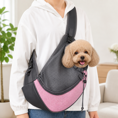 Ortekor Breathable Mesh & Padded Straps Pet Carrier Backpack (Removable Fleece)