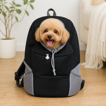 Ortekor Breathable Mesh & Security Zipper Backpack Carrier (Front-Opening)