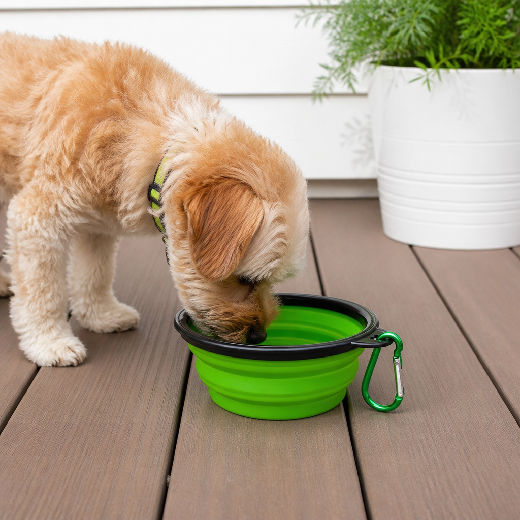 Ortekor Collapsible Food-Grade Silicone Travel Bowl