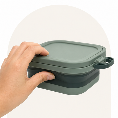 Ortekor Collapsible Leak-Proof Divided Travel Bowl