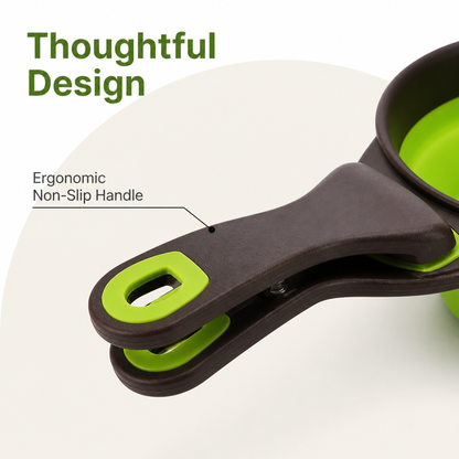 Ortekor Collapsible & Sealing Clip Feeding Scoop (Measuring Cup)