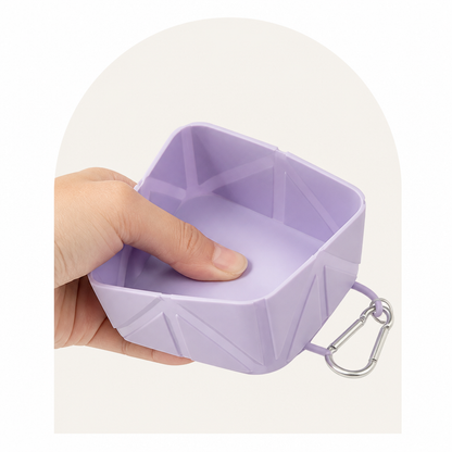 Ortekor Collapsible Silicone Pet Travel Bowl