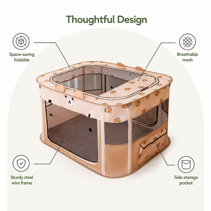 Ortekor Collapsible & Space-Saving Steel-Wire Pet House