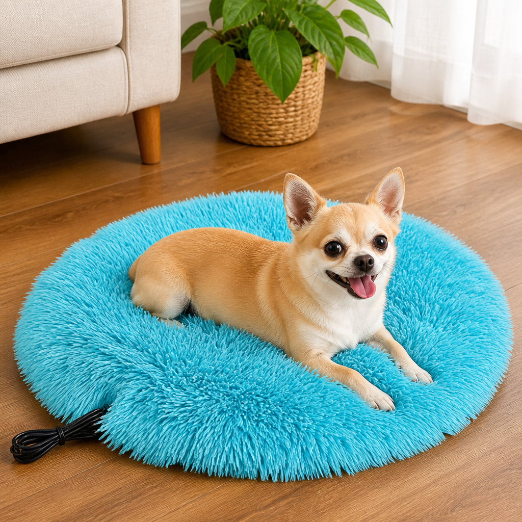 Ortekor Constant-Temperature Plush Pet Heating Pad (USB Powered)