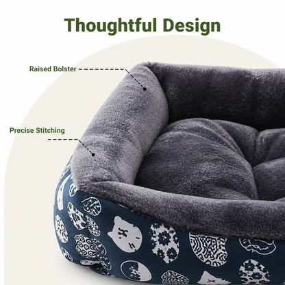Ortekor Cozy Insulated Plush Dog Bed