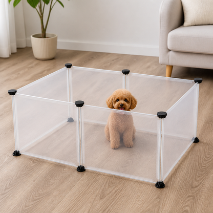 Ortekor DIY Modular & Foldable Small Pet Playpen