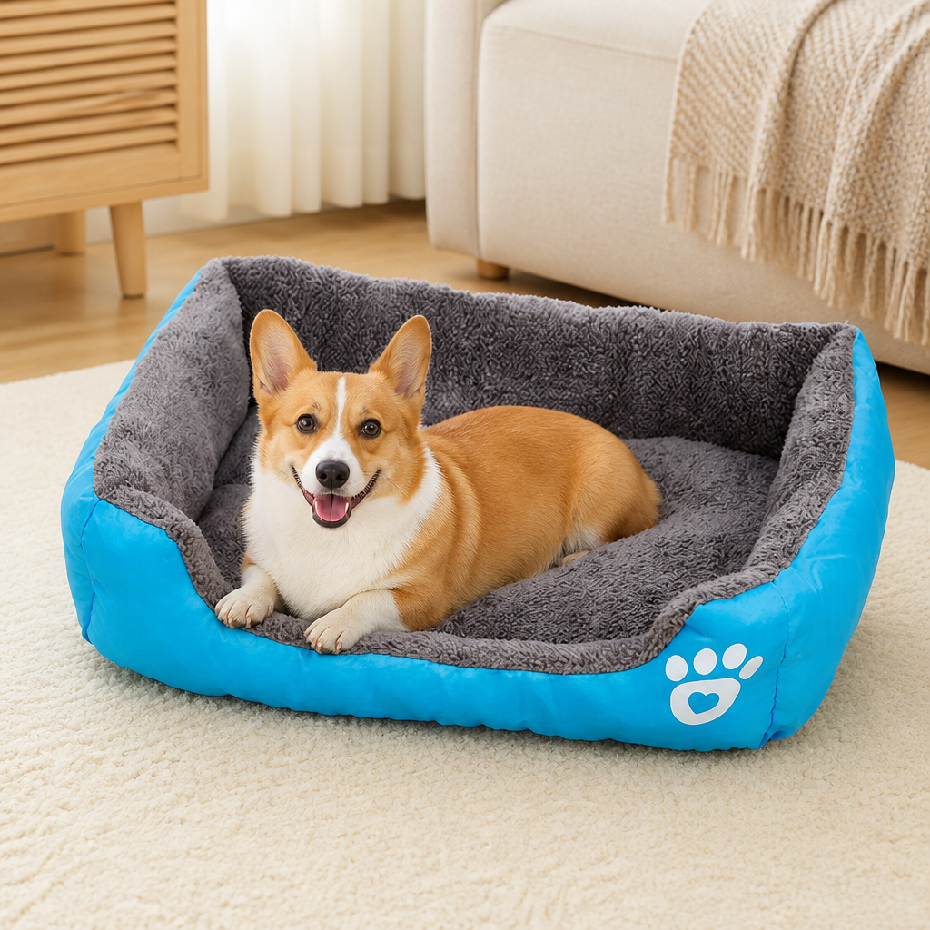 Ortekor Deep Plush & Calming Dog Bed