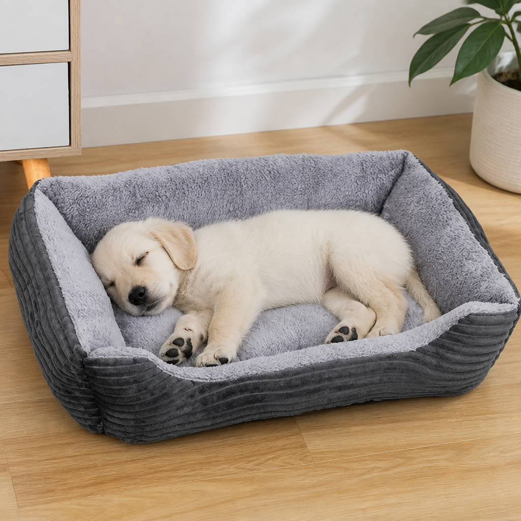 Ortekor Deep Plush & Calming Dog Bed