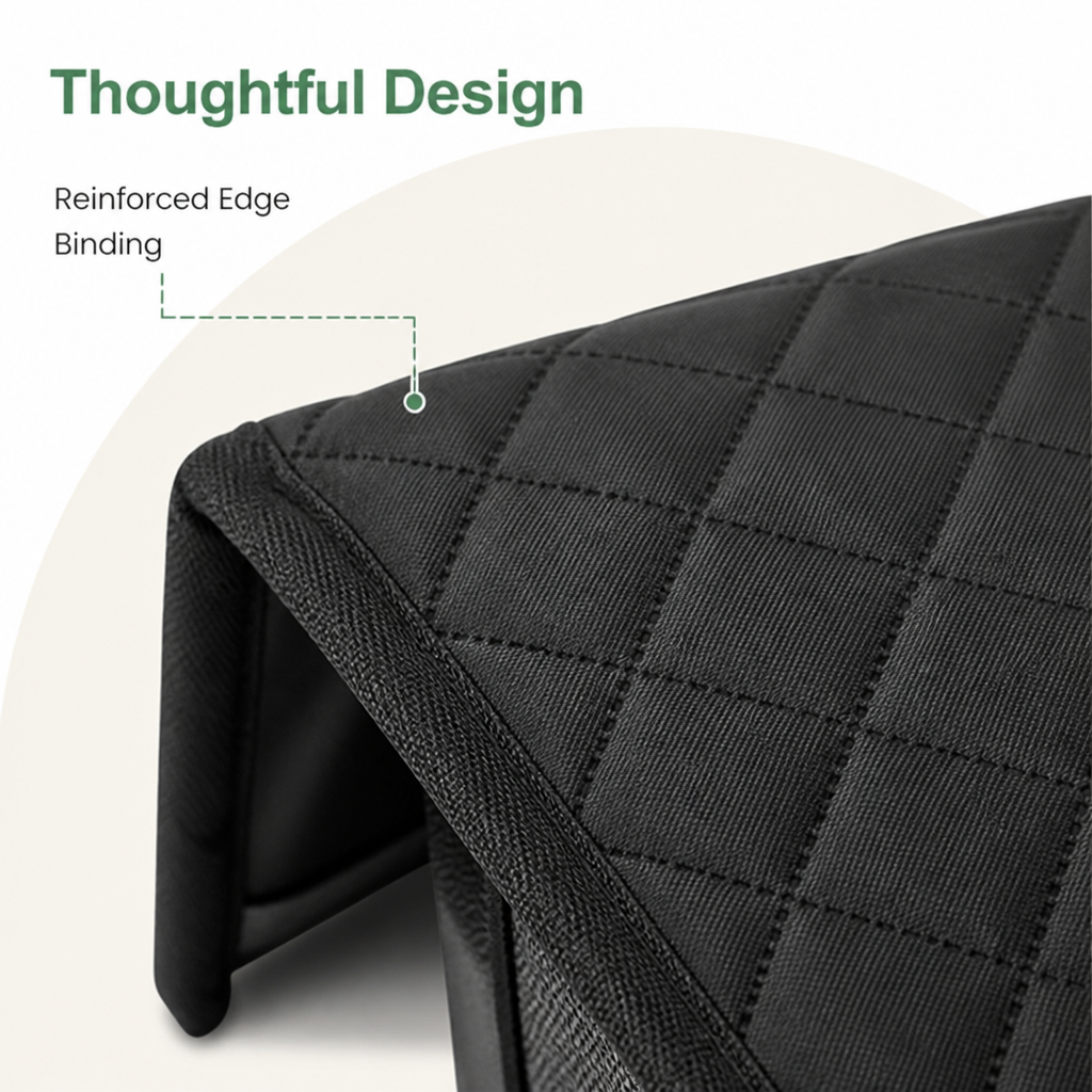Ortekor Detachable Hard-Bottom & Waterproof Back Seat Extender