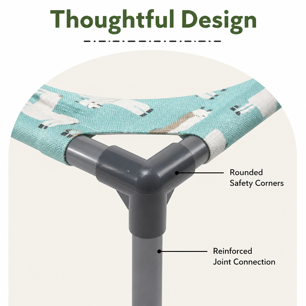 Ortekor Detachable Washable & Moisture-Proof Dog Hammock Bed (Non-Slip)