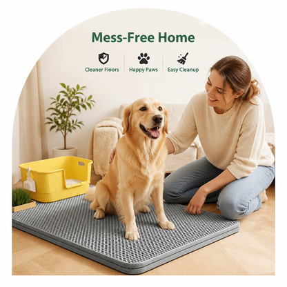 Ortekor Double-Layer Waterproof & Non-Slip Litter Mat