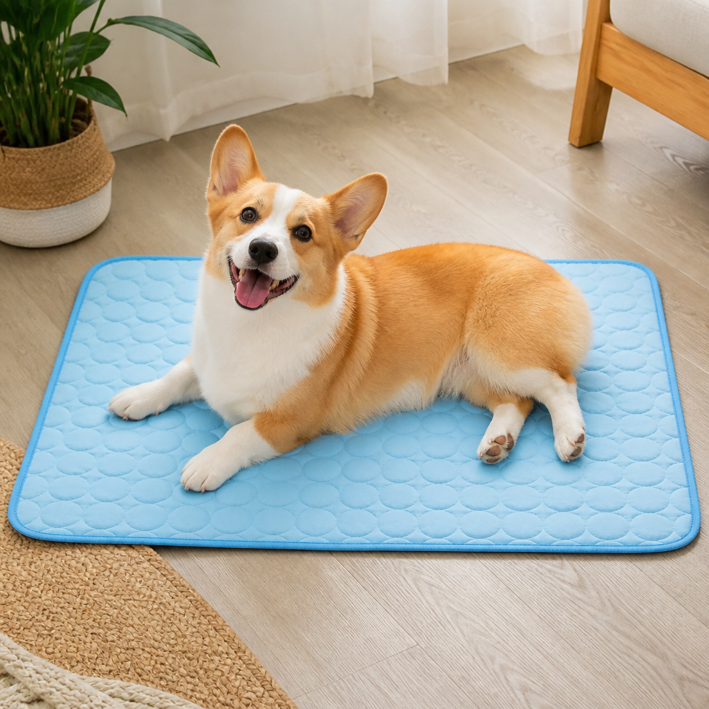 Ortekor Dual-Sided Ice Silk & Breathable Mesh Cooling Mat (Machine Washable)