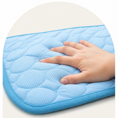 Ortekor Dual-Sided Ice Silk & Breathable Mesh Cooling Mat (Machine Washable)