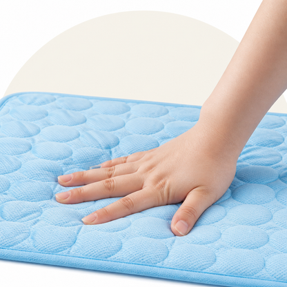 Ortekor Dual-Sided Ice Silk Cooling Pet Mat (Machine Washable)
