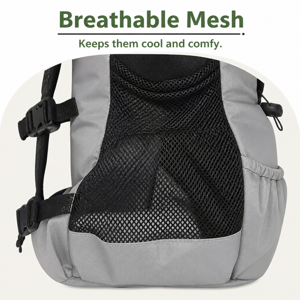 Ortekor Durable Nylon & Breathable Mesh Dog Carrier Backpack