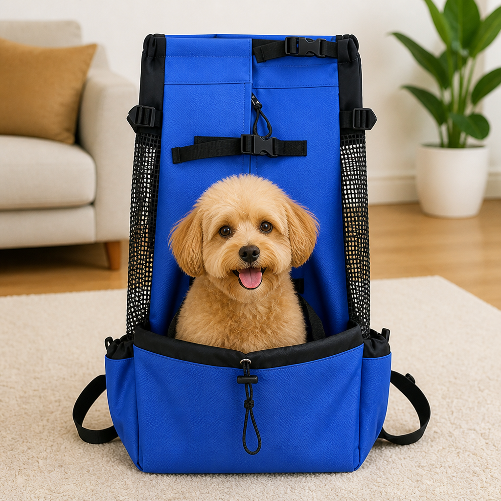 Ortekor Durable Nylon & Breathable Mesh Dog Carrier Backpack