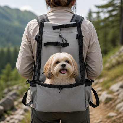 Ortekor Durable Nylon & Breathable Mesh Dog Carrier Backpack